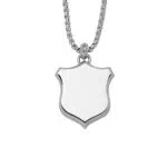 Fossil Collana da Uomo Heritage con Ciondolo in Acciaio Inox
