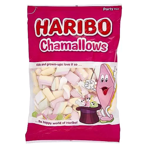 Haribo Chamallows Supermix - Caramelle Marshmallow Senza Glutine per Feste
