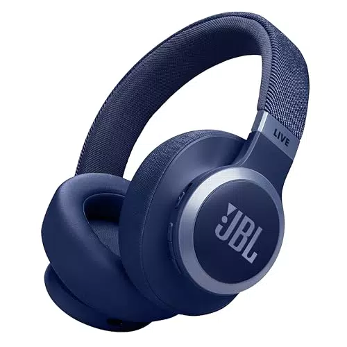 JBL Live 770NC Cuffie Over-Ear Bluetooth con Cancellazione del Rumore e Autonomia 65 Ore