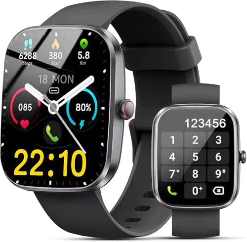 Kuizil Smartwatch con Chiamate, Monitoraggio Sonno e Fitness, IP68 Impermeabile