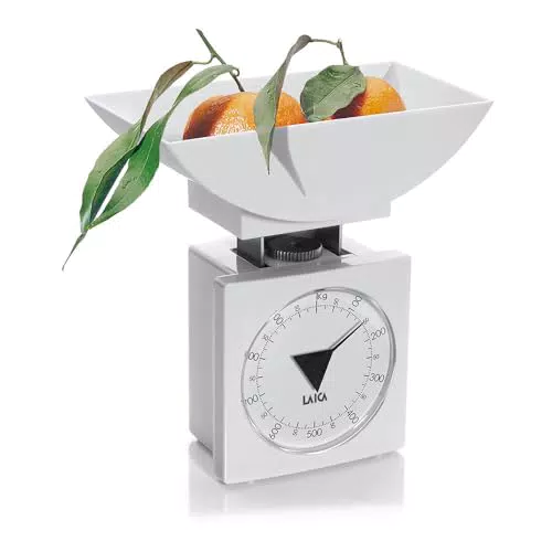 Laica K711 Bilancia da Cucina Meccanica in Plastica