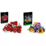 LEGO Icons Bouquet di Rose, Set di Fiori Finti da Costruire