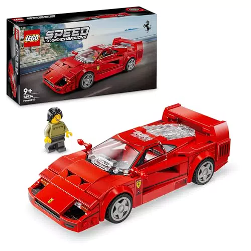 LEGO Speed Champions Ferrari F40 - Modellino di Auto Sportiva da Costruire