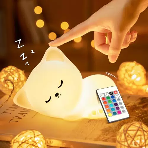 Luce Notturna Bambini Ricaricabile con Telecomando - Lampada Portatile LED
