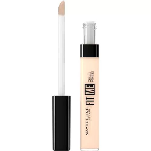Maybelline Correttore Fit Me Liquido Leggero con Ottima Coprenza e Finish Anti Fatica