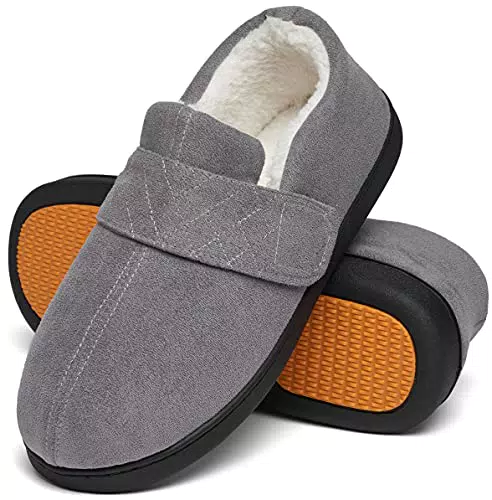 Mishansha Pantofole Uomo Invernali in Memory Foam - Ciabatte Calde da Casa