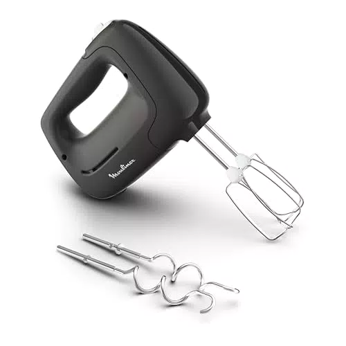 Moulinex HM450HF0 Sbattitore Elettrico 450W con 5 Velocità e Turbo