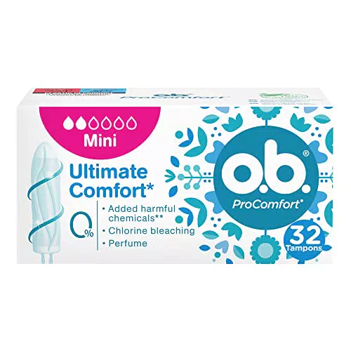 o.b. Assorbenti Interni ProComfort Mini per Flusso Leggero - Comfort e Facilità