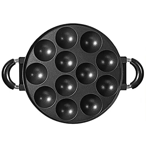 Takoyaki Piastra Antiscottatura in Ghisa per Cucina Domestica - Accessori Cottura
