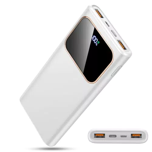 Power Bank 10000mAh Ricarica Rapida 22.5W per iPhone, Samsung, Xiaomi, Huawei