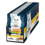 Purina Gourmet Perle Trionfo di Salsa Cibo Umido per Gatti al Pollo