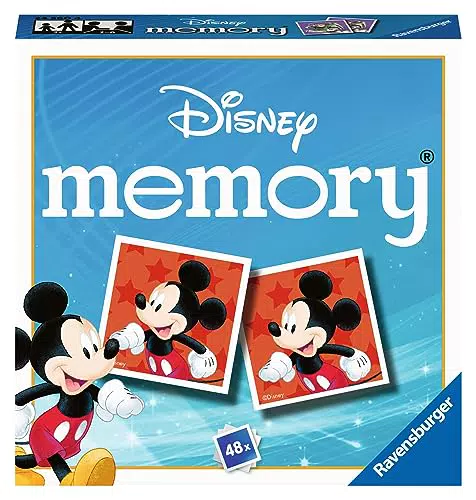 Ravensburger Mini Memory: Gioco di Abbinamento Disney per Bambini dai 3 Anni
