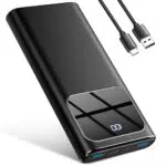 Rolosar Power Bank 10000mAh Ricarica Rapida USB-C con Display LED per iPhone