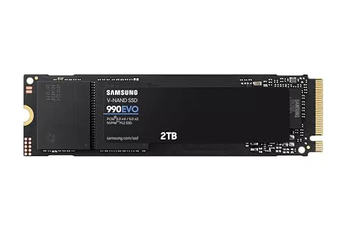 Samsung 990 EVO SSD Interno 2TB PCIe 4.0 NVMe 2.1 MZ-V9E2T0BW