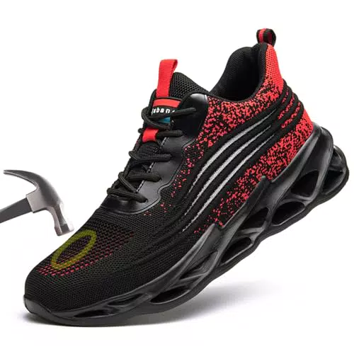 Scarpe Antinfortunistiche S3 Uomo Donna - Scarpe da Lavoro Protettive con Acciaio
