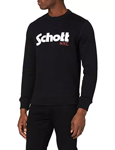Schott NYC Felpa Swcrew Uomo X-Large