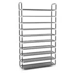 SONGMICS Scarpiera a 10 Livelli, Scaffale Portascarpe per Ingresso e Soggiorno