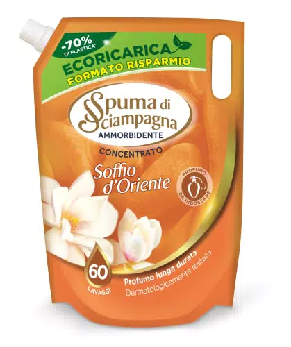 Spuma di Sciampagna Ammorbidente Concentrato Soffio d'Oriente 60 Lavaggi