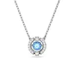 Swarovski Collana Sparkling Dance Placcata Rodio