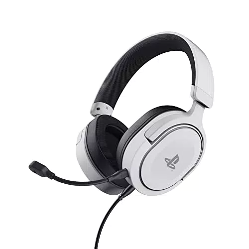 Trust Gaming GXT 498W Forta Cuffie Gaming Ecosostenibili per PS5 e PS4