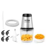 VEVOR Tritacarne Elettrico 400 W Multifunzione da Cucina con Ciotola in Vetro
