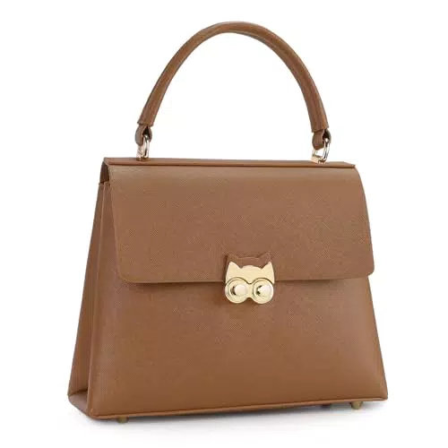VINBAGGE Borsa a tracolla da donna in PU Pelle, Messenger alla Moda con Tracolla Regolabile