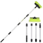 Spazzola Lavaggio Auto Telescopica con Setole Morbide per Camper e SUV