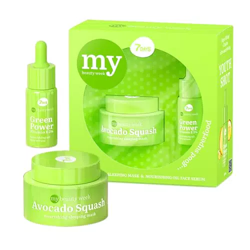 7Days Cofanetto Regalo Skincare Donna con Crema e Siero Nutriente Vitamina E