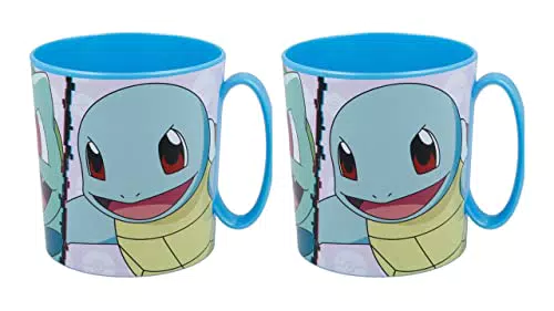 Almacenesadan 4842 - Tazze da microonde riutilizzabili senza BPA, Pokémon
