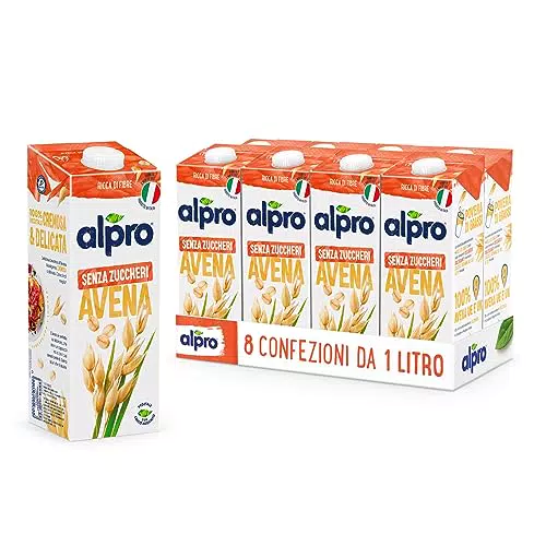 Alpro Bevanda all'Avena Senza Zuccheri con Vitamine B2, B12 e D2