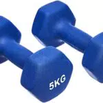 Amazon Basics Manubri in neoprene 10 kg - Coppia per allenamento fitness