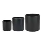 Amazon Basics Vasi in ceramica lisci rotondi di dimensioni assortite