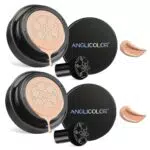Anglicolor Fondotinta CC Cream Waterproof Professionale Opaco Oil Control con Spugna