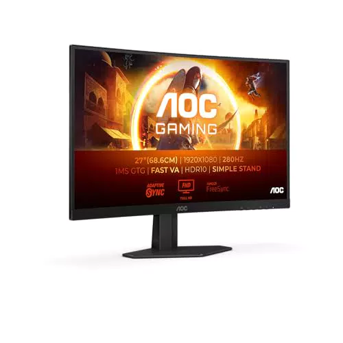 AOC C27G4ZXED - Monitor Curvo FHD 27" 280 Hz 1ms HDR10 FreeSync Premium