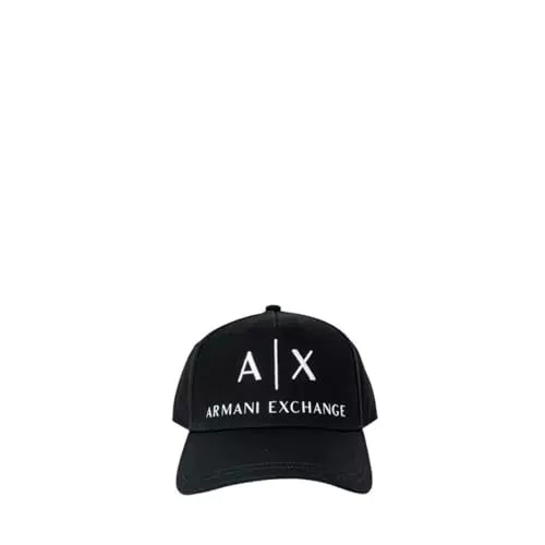 Armani Exchange Berretto da Baseball con Logo Corporate