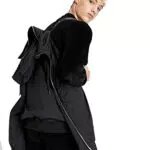 Armani Exchange Giacca con Logo, Tasche con Zip e Cappuccio Nascosto