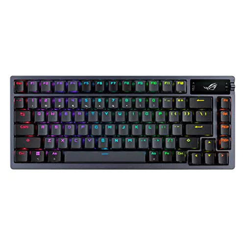 ASUS ROG Azoth Tastiera Gaming Wireless Personalizzabile con Switch ROG NX Rossi