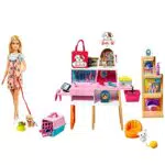 Barbie Negozio degli Animali - Playset con Toeletta e Bambola per Bambini 3+ anni
