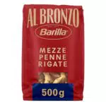 Barilla Pasta Al Bronzo Mezze Penne Rigate 100% Grano Italiano