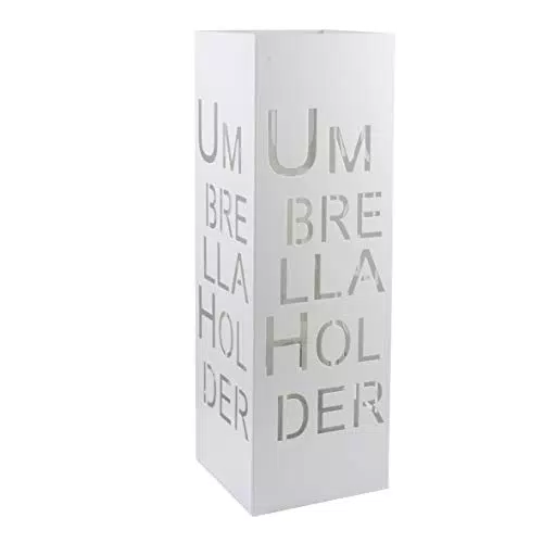 Baroni Home Portaombrelli Design Moderno in Metallo con Gancino e Vaschetta Scolapioggia