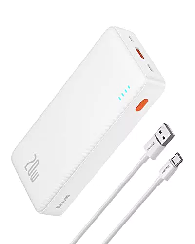 Baseus Power Bank 20000mAh Ricarica Rapida 20W per Smartphone e iPad