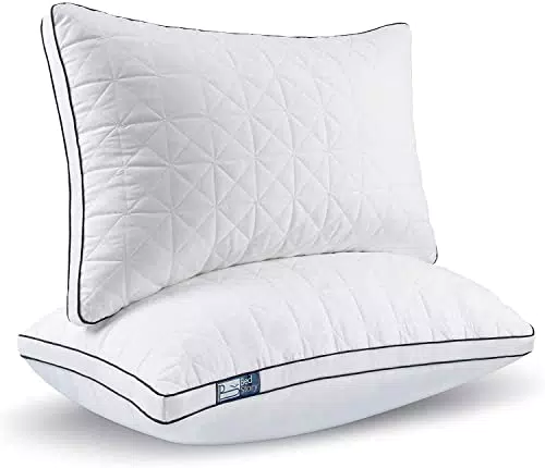 BedStory Cuscini Memory per Letto Matrimoniale, Trapuntati e Anallergici