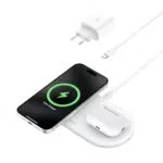 Belkin BoostCharge Pro Tappetino di Ricarica Wireless 2 in 1 Qi2 15W