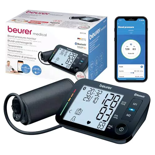 Beurer BM 54 Misuratore di Pressione da Braccio con Bluetooth e Display X