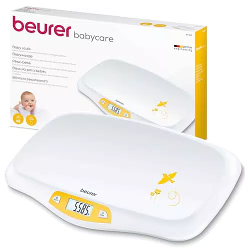 Beurer BY 80 Bilancia Pesaneonati con Funzione Fermo-Pesata Automatica