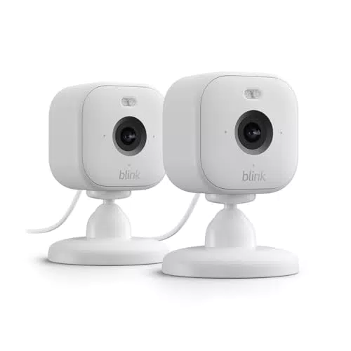 Blink Mini 2 - Videocamera di sicurezza intelligente con visione notturna HD