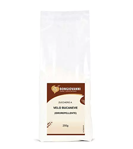 BONGIOVANNI Zucchero a Velo Bucaneve Idrorepellente per Dolci e Dessert