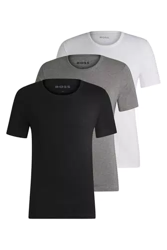 BOSS T-Shirt RN 3P Classic - Maglietta Casual di Alta Qualità