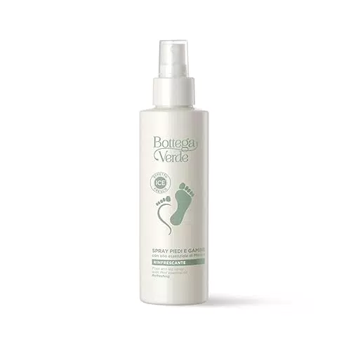 Bottega Verde Spray Rinfrescante per Piedi e Gambe con Olio Essenziale di Menta