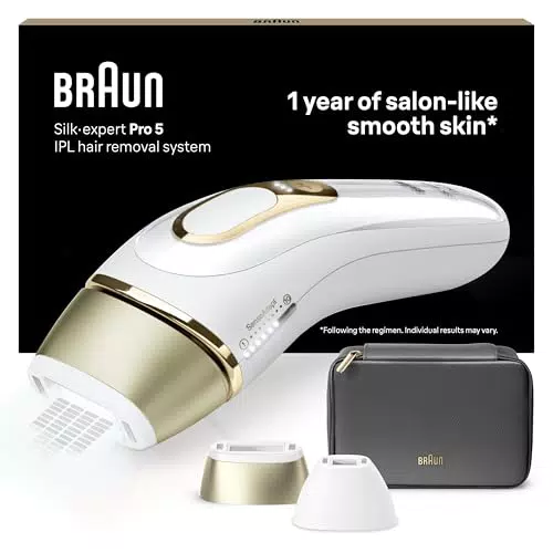 Braun Silk·expert Pro 5 Epilatore Luce Pulsata per Epilazione a Casa